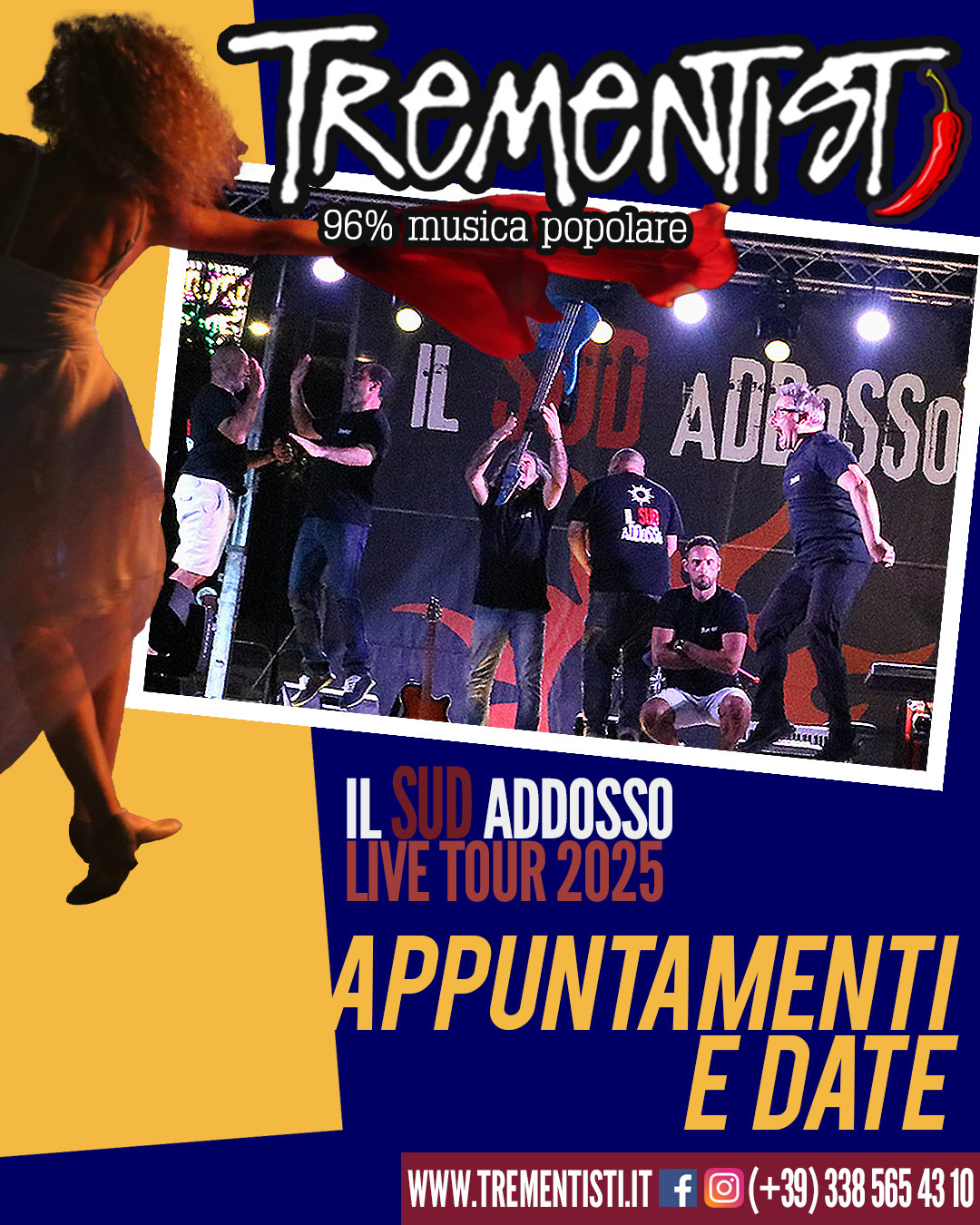 Il Sud Addosso Tour 2025 - Tappe e Date